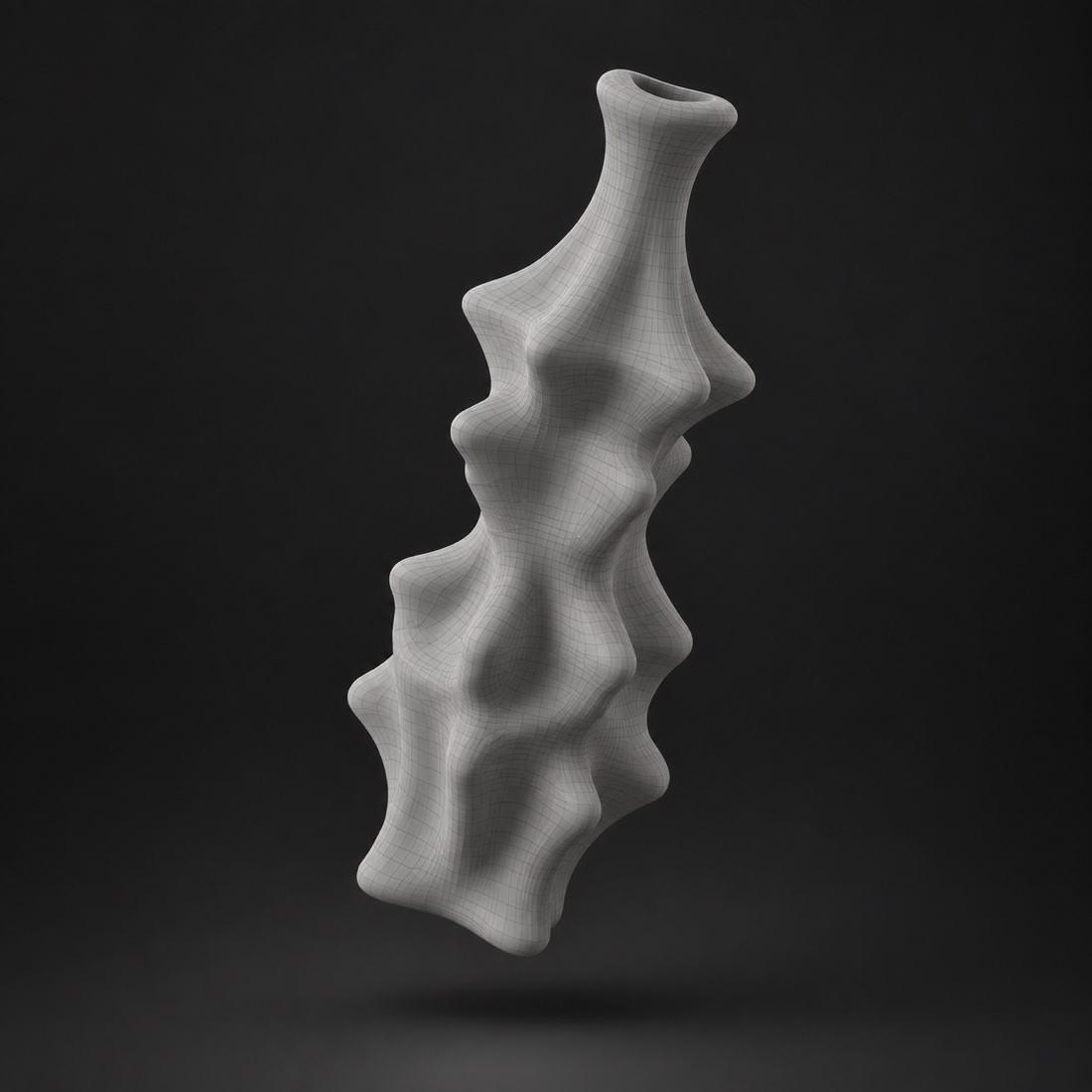 Manufacturable 3D design of the candle holder